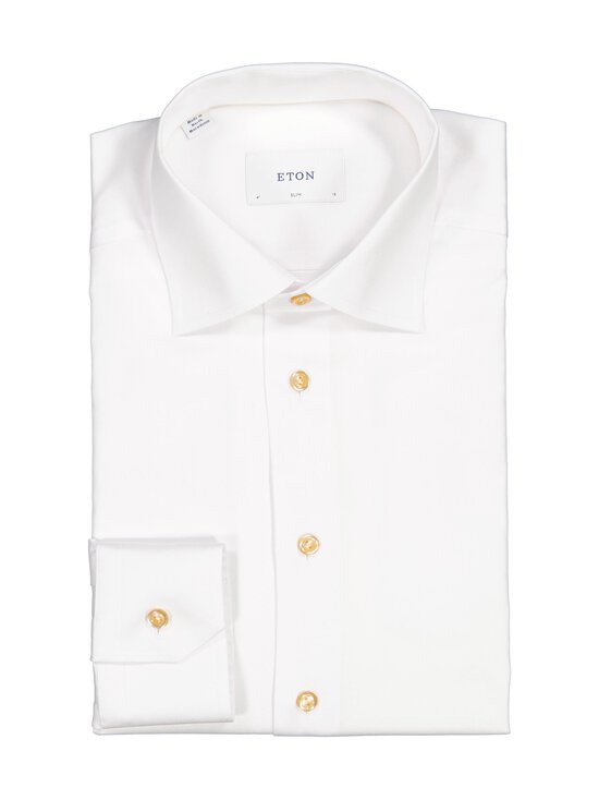 Slim Fit Signature Twill krekls ar apkakli