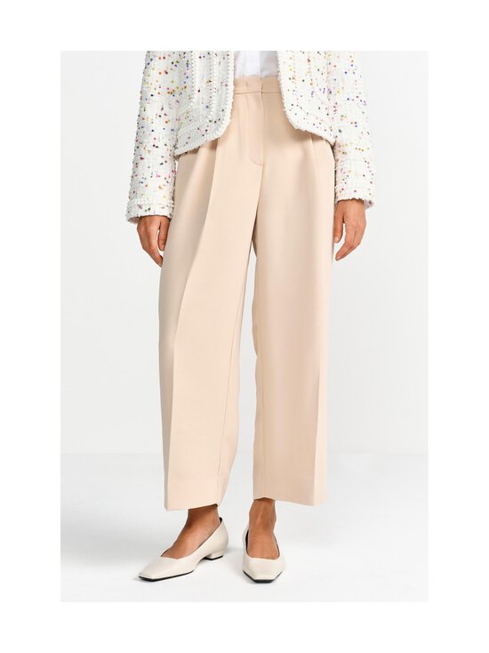 rich & royal - Cropped Wide Leg Pleated bikses - CAFFEE LATTE 223 | Stockmann - photo 3