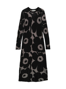 Marimekko - Laatia Unikko -neulemekko - 930 BLACK LIGHT PINK | Stockmann