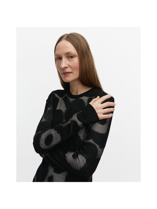 Marimekko - Laatia Unikko -neulemekko - 930 BLACK LIGHT PINK | Stockmann - photo 5