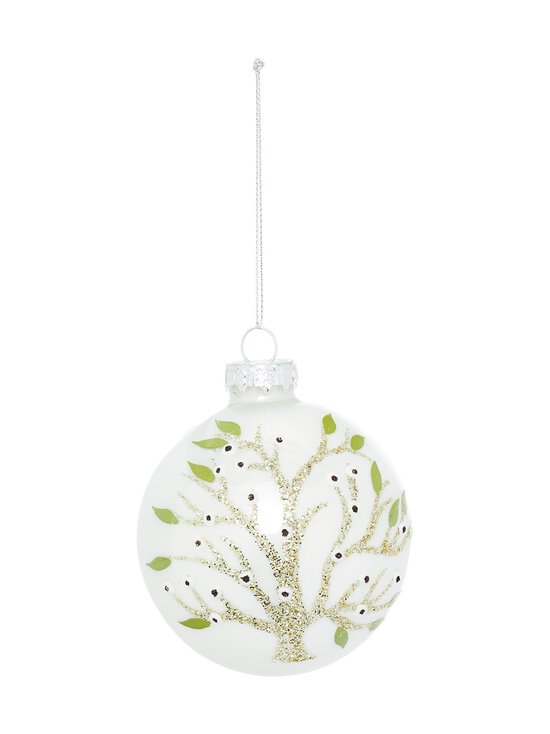 Casa Stockmann - Ornament With Pattern -joulukoriste - WHITE | Stockmann - photo 1