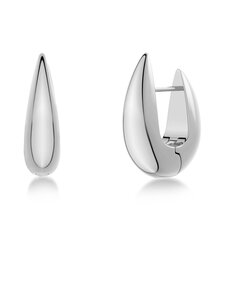 Edblad - Crest Hoops L Steel -korvakorut - STEEL | Stockmann