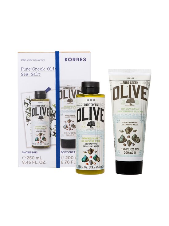 Korres - Olive & Sea Salt Body Care Set -vartalonhoitopakkaus - NOCOL | Stockmann - photo 3