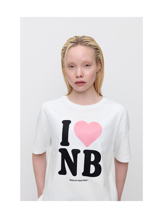 Makia - I Love NB t-paita - 001 WHITE | Stockmann - photo 2