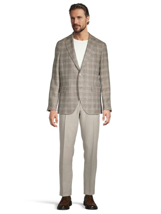 Oscar Jacobson - Regular fit vilnas un lina žakete - 425 PEBBLE BEIGE - photo 2 Oscar Jacobson - Regular fit vilnas un lina žakete - 425 PEBBLE BEIGE | Stockmann - photo 2