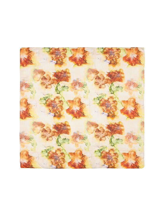 A+more - Faithy zīda šalle 100 x 100 cm - OFFWHITE/ORANGE | Stockmann - photo 2