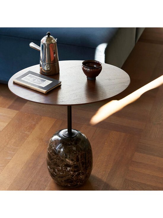 &Tradition - Lato LN9 -sivupöytä pähkinä / Emperador-marmori 40 x 50 cm - BLACK | Stockmann - photo 5