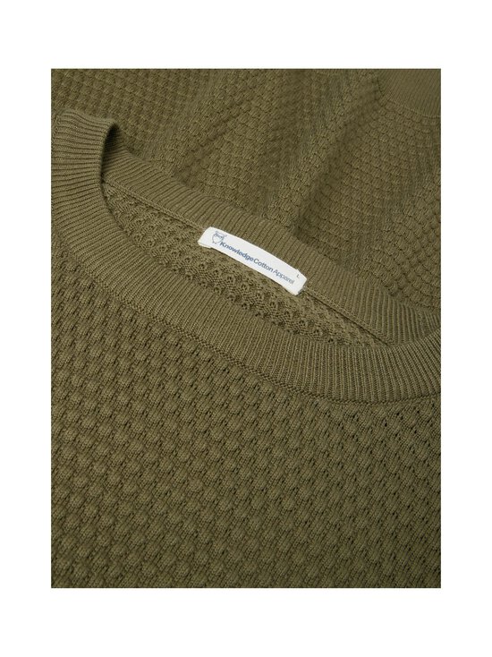 Knowledge Cotton Apparel - Regular Bubble -neulepaita - 1068 BURNED OLIVE | Stockmann - photo 7