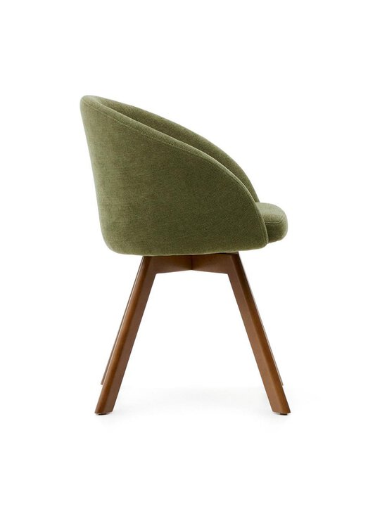 Kave Home - Marvin-tuoli vihreä chenille-kangas / pähkinä - GREEN | Stockmann - photo 2