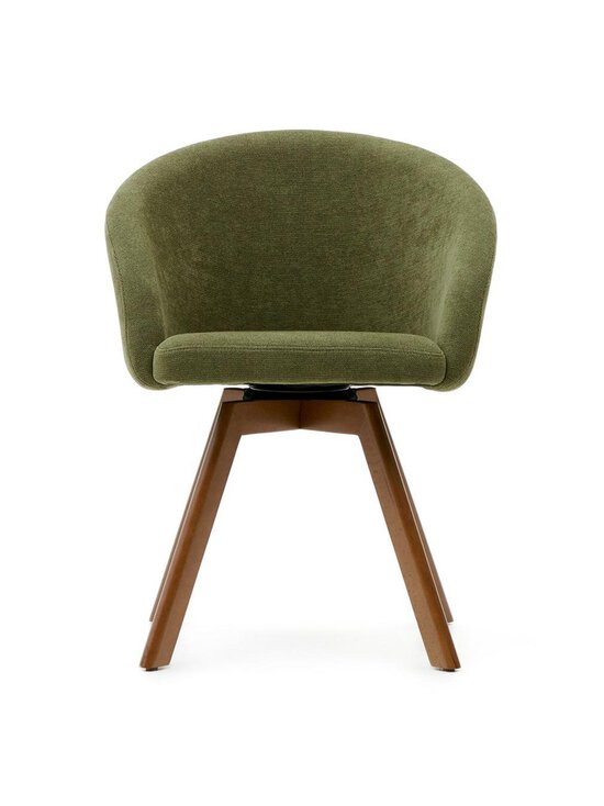 Kave Home - Marvin-tuoli vihreä chenille-kangas / pähkinä - GREEN | Stockmann - photo 4