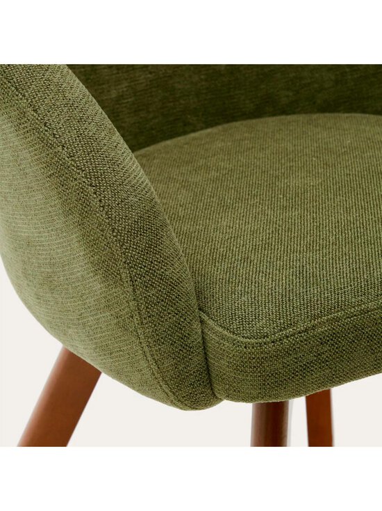 Kave Home - Marvin-tuoli vihreä chenille-kangas / pähkinä - GREEN | Stockmann - photo 5