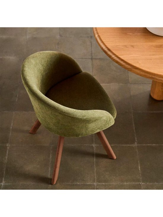 Kave Home - Marvin-tuoli vihreä chenille-kangas / pähkinä - GREEN | Stockmann - photo 7