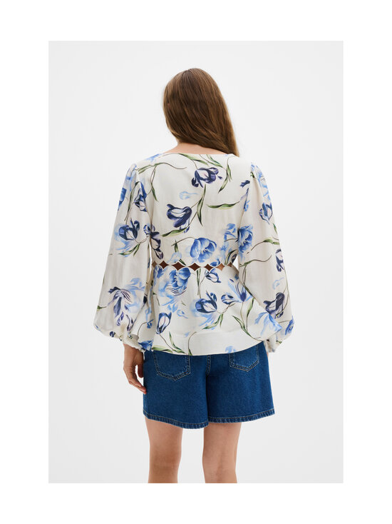 Malina - Maya Scalloped Balloon Sleeve blūze - 12095 TULIP BLUE | Stockmann - photo 4