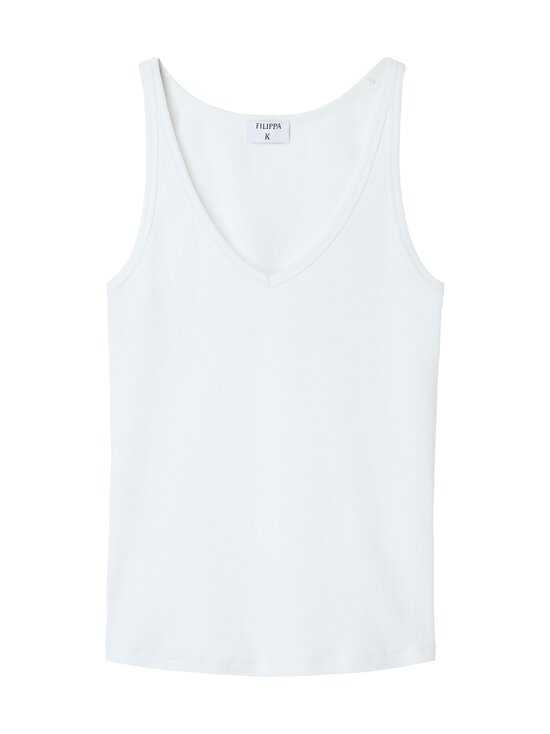 Filippa K - V-neck-toppi - 1009 WHITE | Stockmann - photo 1