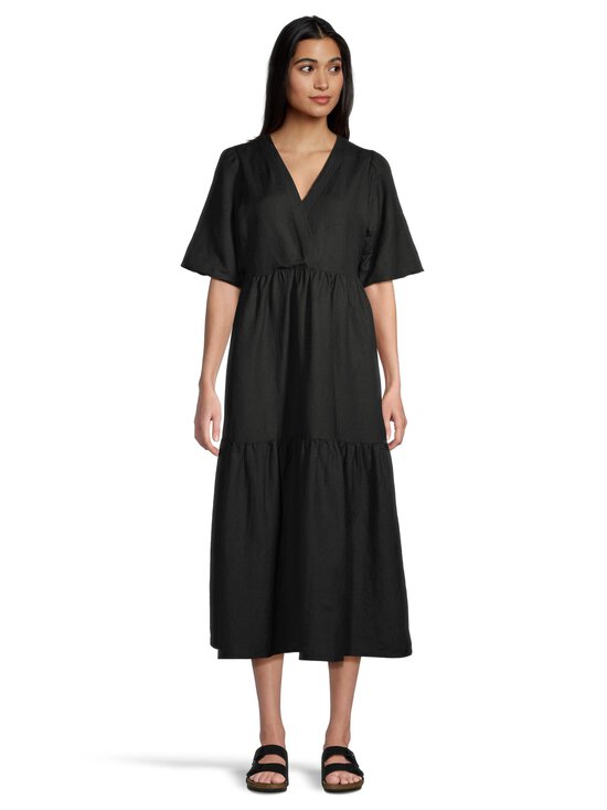 NOOM - Adriane-pellavasekoitemekko - BLACK | Stockmann - photo 2
