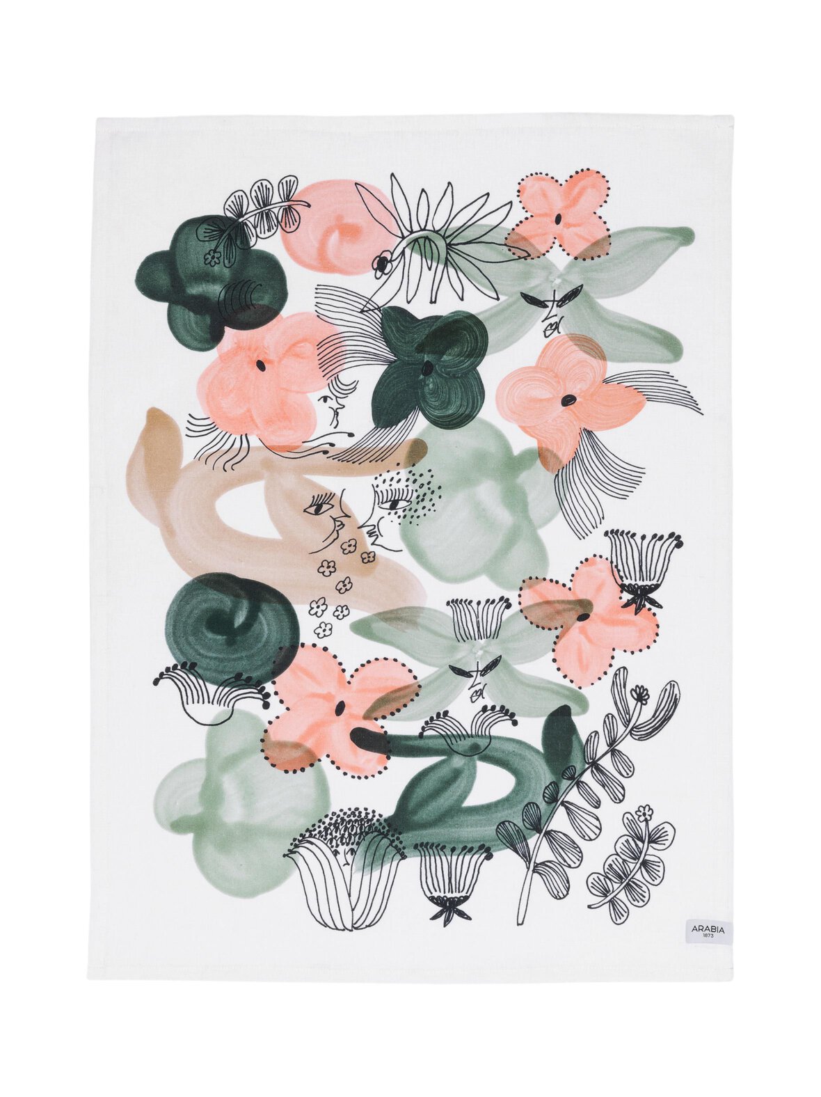 Kukkamaa-keittiöpyyhe 50 x 70 cm