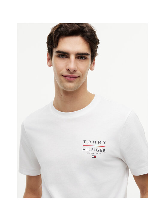 Tommy Hilfiger - Brand Love Left Chest t-paita - YBR WHITE | Stockmann - photo 5