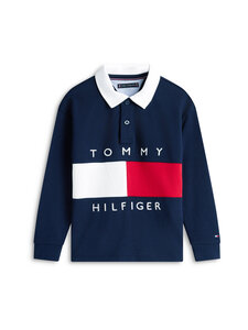Tommy Hilfiger - Heritage Flag Jersey polo krekls - C1G DARK NIGHT NAVY | Stockmann