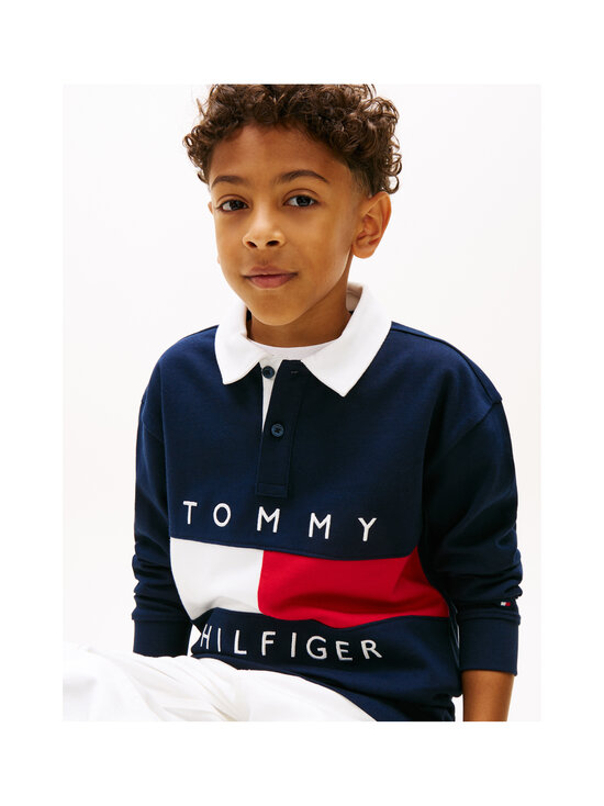 Tommy Hilfiger - Heritage Flag Jersey polo krekls - C1G DARK NIGHT NAVY | Stockmann - photo 4