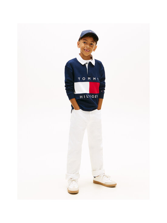 Tommy Hilfiger - Heritage Flag Jersey polo krekls - C1G DARK NIGHT NAVY | Stockmann - photo 5