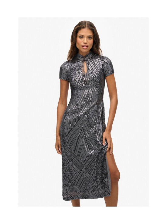 Superdry - Mandarin Sequin -midimekko - H7R GUNMETAL DECO SEQUIN | Stockmann - photo 4
