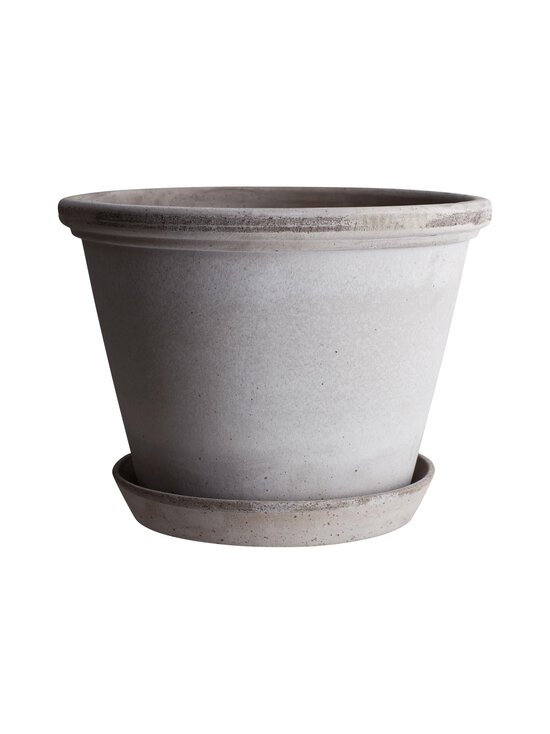 Bergs Potter - Planet Raw Grey -ruukku- ja aluslautanen 35 cm - GREY GREY | Stockmann - photo 1