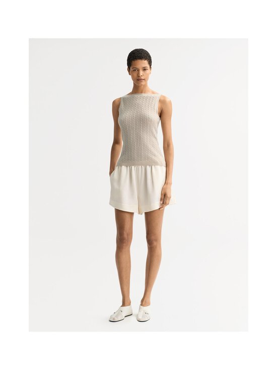 Soft Goat - Cable Singlet adīts tops - CHALK | Stockmann - photo 2