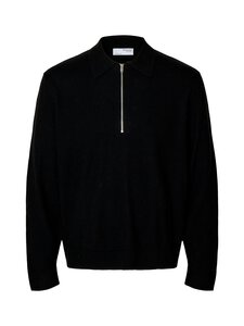 Selected - Tray Relaxed Fit - merinovillapaita - BLACK | Stockmann