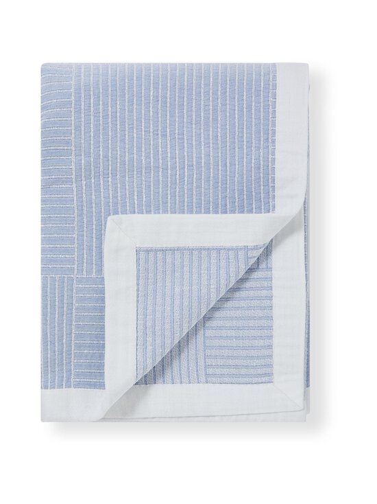Lexington - Stripe Checked Jacquard -päiväpeite - 5600 BLUE/WHITE | Stockmann - photo 2