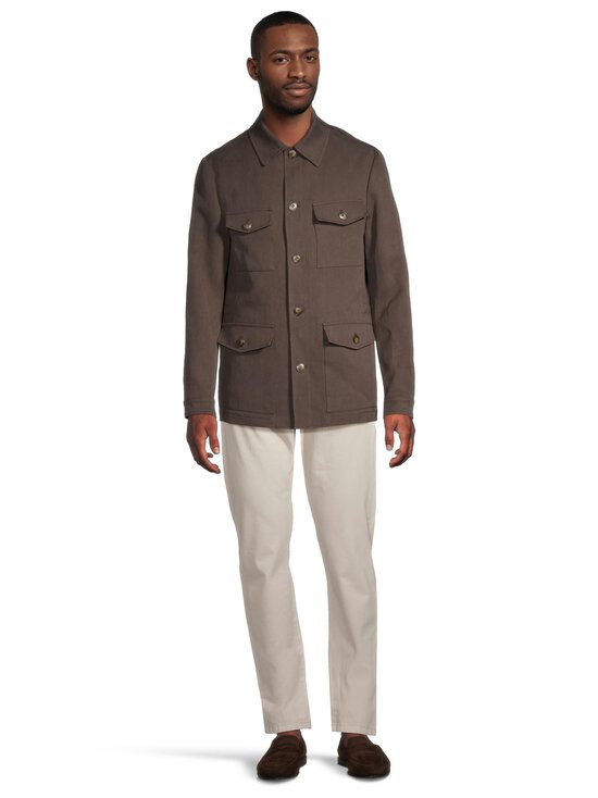 Canali - Unlined-pellavableiseri - BROWN | Stockmann - photo 2