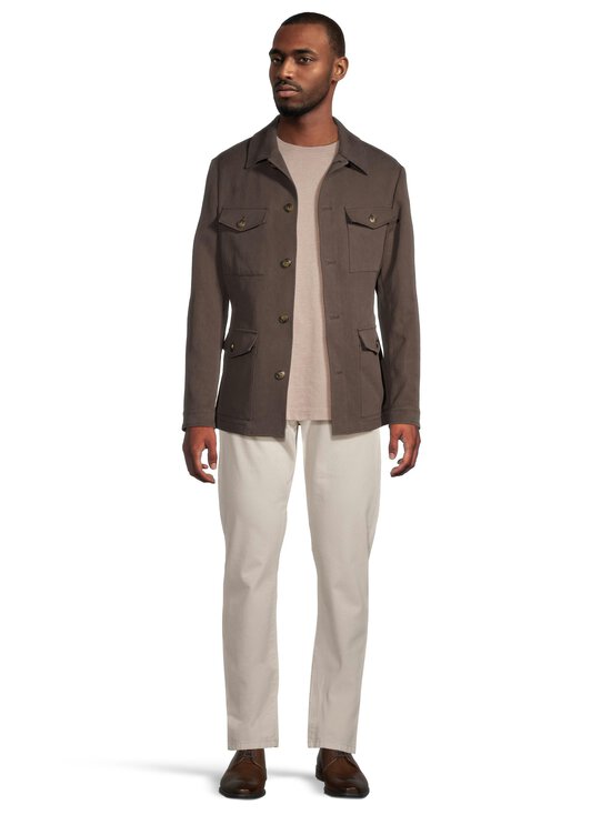 Canali - Unlined-pellavableiseri - BROWN | Stockmann - photo 4