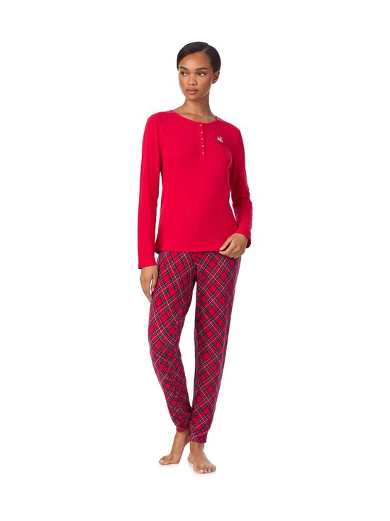 Lauren Ralph Lauren - Pidžaama Henley Jogger - 644 RED PLD | Stockmann - photo 3