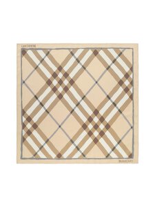 Burberry - Argyle Check -silkkihuivi - C5732 SESAME BEIGE | Stockmann