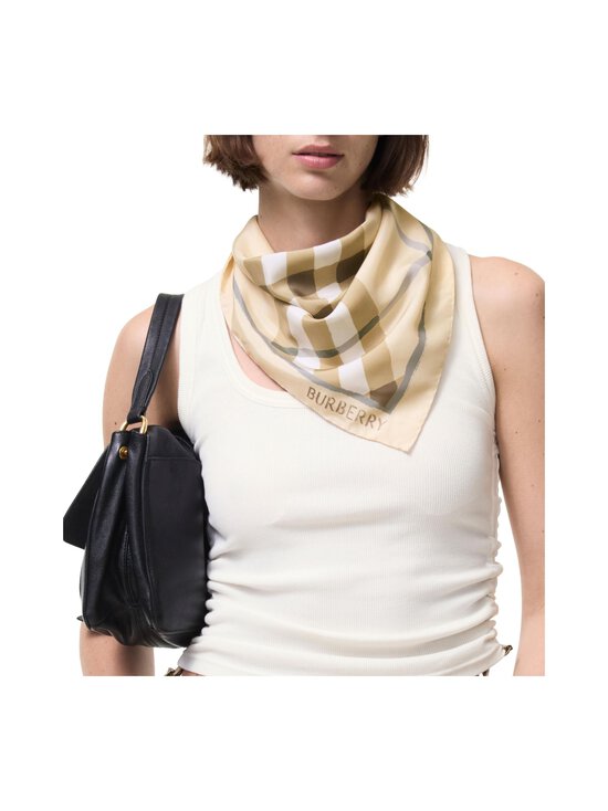 Burberry - Argyle Check -silkkihuivi - C5732 SESAME BEIGE | Stockmann - photo 4