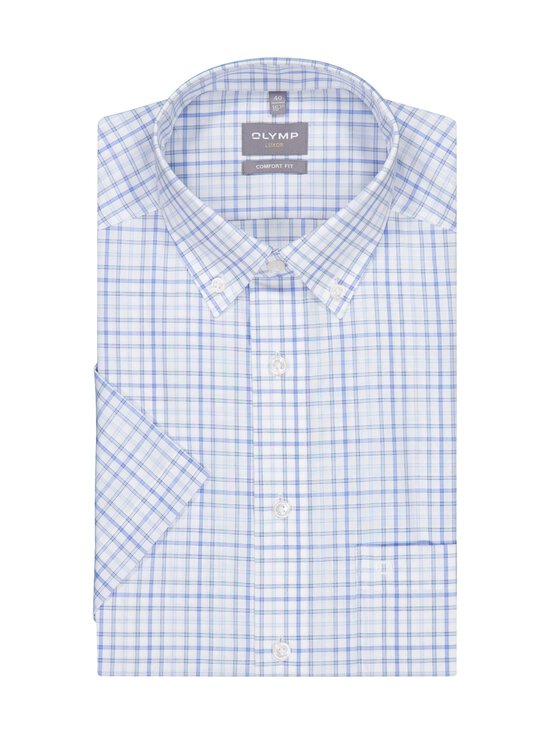 Olymp - Comfort Fit Check -kauluspaita - 11 BLEU | Stockmann - photo 1