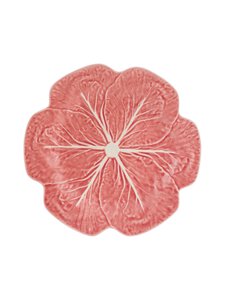 Bordallo Pinheiro - Cabbage-lautanen 26.5 cm - PINK, WHITE | Stockmann