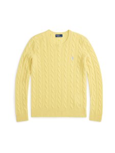 Polo Ralph Lauren - Palmikkoes kampsun Julianna - FALL YELLOW | Stockmann