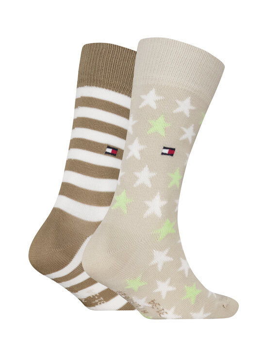 Tommy Hilfiger - Stars and Stripes -sukat 2-pack - 027 SAND | Stockmann - photo 2