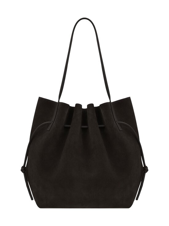 YUZEFI - Tote Suede Scallop -nahkalaukku - GANACHE | Stockmann - photo 1
