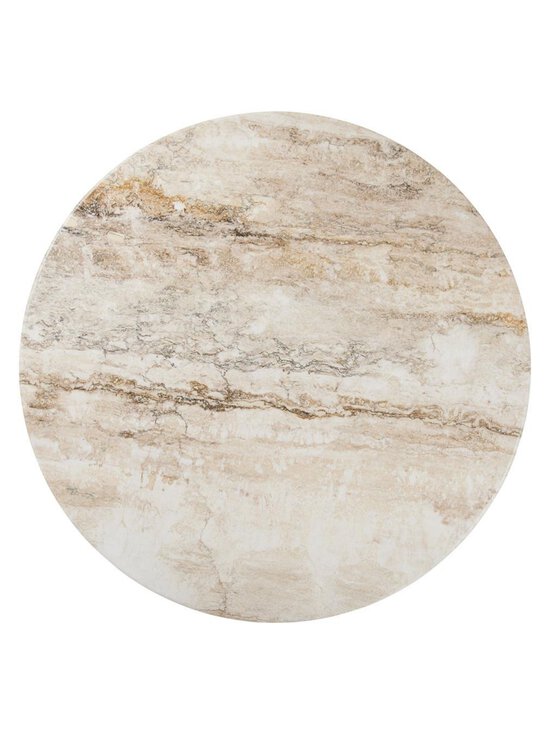 Gubi - IOI -sohvapöytä beige travertiini / musta ⌀ 100 cm - BEIGE | Stockmann - photo 2