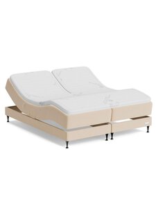 Carpe Diem Beds - Marstrand-moottorisänky Premium Split / Wool-kangas beige 180 x 210 cm / medium - firm - BEIGE | Stockmann