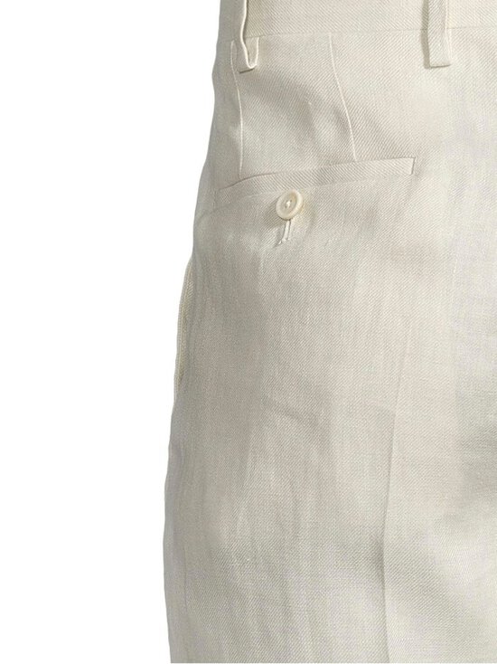 Lardini - CNParis Regular -pellavahousut - 150 CREAM | Stockmann - photo 5