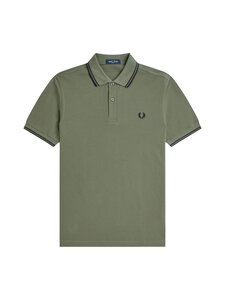 Fred Perry - Twin Tipped Slim -pikeepaita - Z50 LRLWRTHGREEN/BLK Fred Perry - Twin Tipped Slim -pikeepaita - Z50 LRLWRTHGREEN/BLK | Stockmann