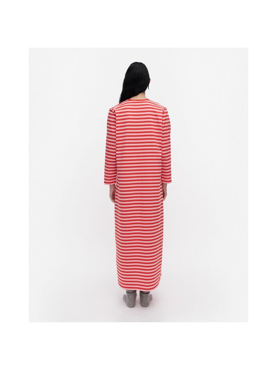 Marimekko - Katju Tasaraita -yömekko - 033 RED, LIGHT PINK | Stockmann - photo 3
