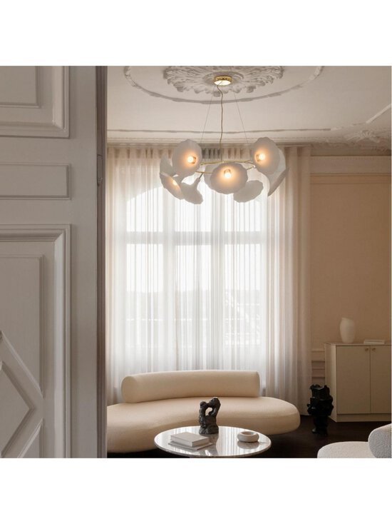 Nuura - Petalii 1 -riippuvalaisin valkoinen / messinki ⌀ 100 cm - WHITE | Stockmann - photo 3