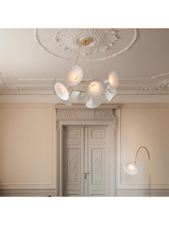 Nuura - Petalii 1 -riippuvalaisin valkoinen / messinki ⌀ 100 cm - WHITE | Stockmann - photo 4