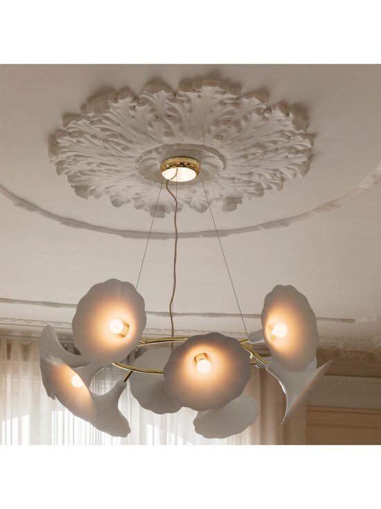 Nuura - Petalii 1 -riippuvalaisin valkoinen / messinki ⌀ 100 cm - WHITE | Stockmann - photo 6