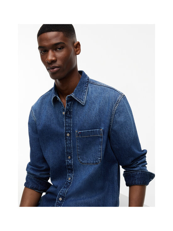Tommy Jeans - Regular Denim džinsa krekls - 1A5 DENIM MEDIUM | Stockmann - photo 5