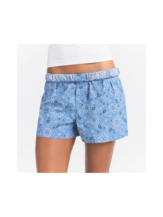 SKIMS - Cotton Poplin Sleep Tank And Boxer Set -toppi ja pyjamashortsit - ARCTIC SNOW BANDANA | Stockmann - photo 4