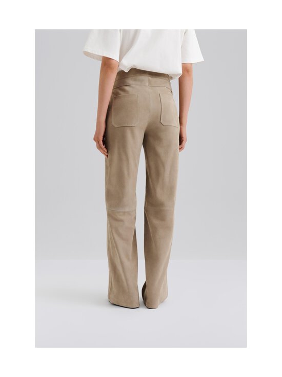 Malina - Felise High Rise Wide -mokkanahkahousut - LIGHT TAUPE | Stockmann - photo 3
